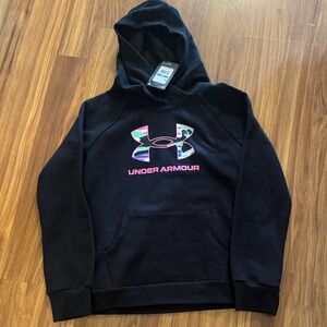 Under Armour Black Hoodie Youth Large NEW with tags